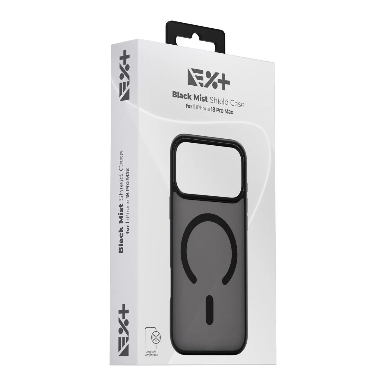 NOA Mist Shield maskica za iPhone 18 Pro Max kompatibilna s MagSafeom - crna — NOA Mist Shield maskica za iPhone 18 Pro Max kompatibilna s MagSafeom - crna