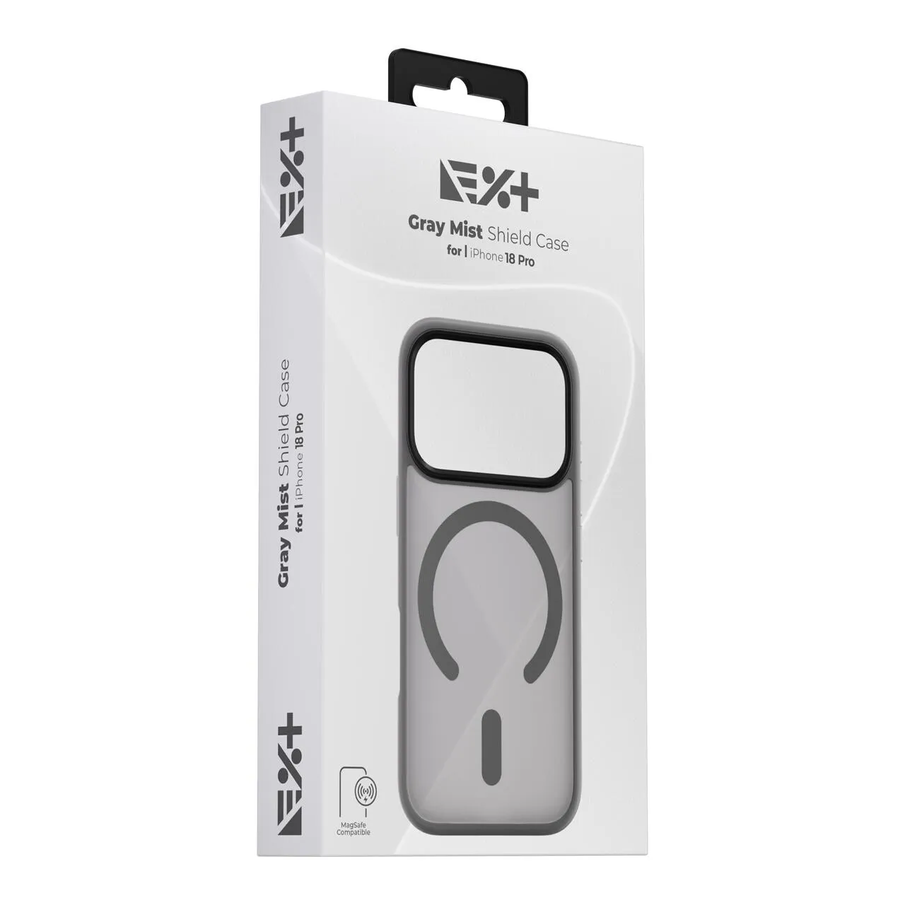 NOA Mist Shield maskica za iPhone 18 Pro kompatibilna s MagSafeom - siva — NOA Mist Shield maskica za iPhone 18 Pro kompatibilna s MagSafeom - siva