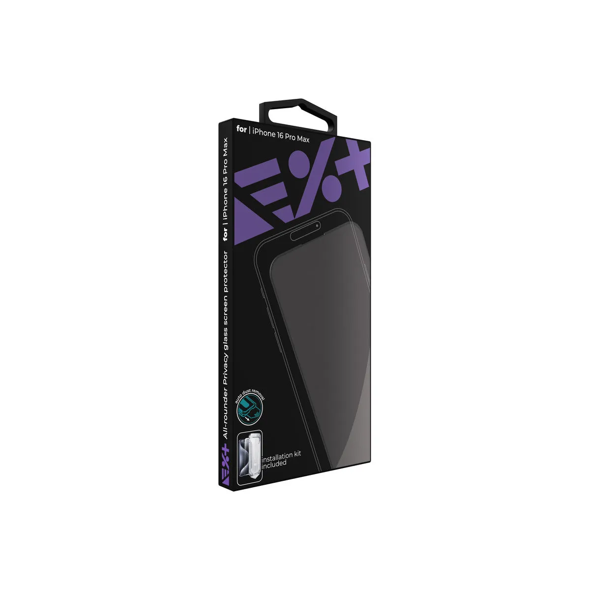 Next One All-rounder Privacy zaštita zaslona za iPhone 16 Pro Max — Next One All-rounder Privacy zaštita zaslona za iPhone 16 Pro Max