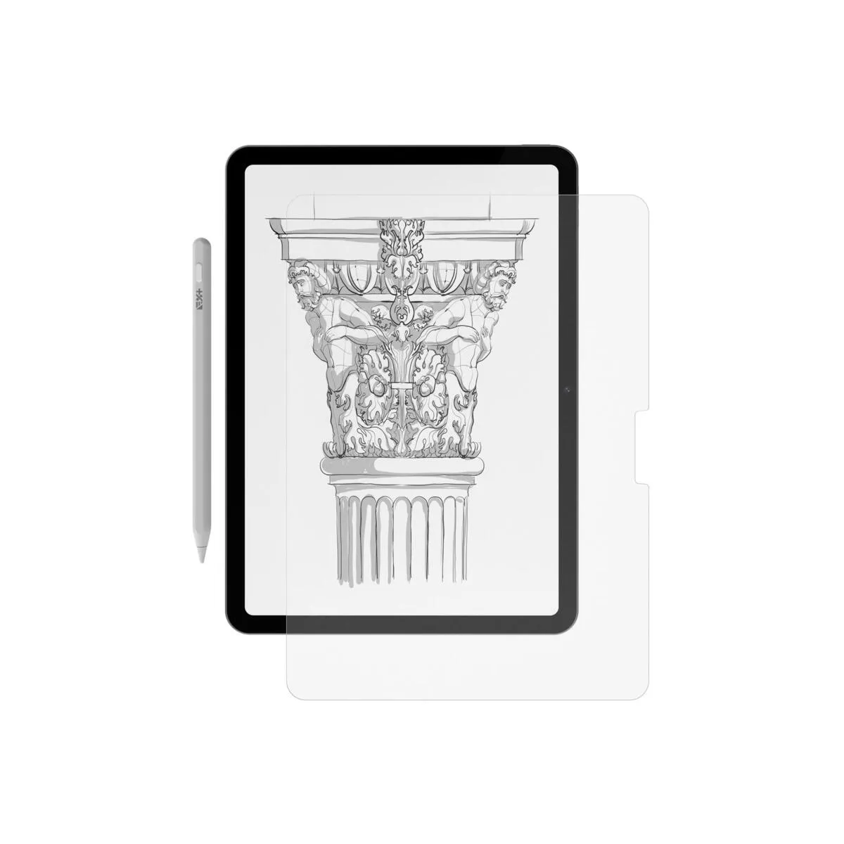 Next One zaštita zaslona s teksturom papira za iPad Air 11" M2 — Next One zaštita zaslona s teksturom papira za iPad Air 11" M2