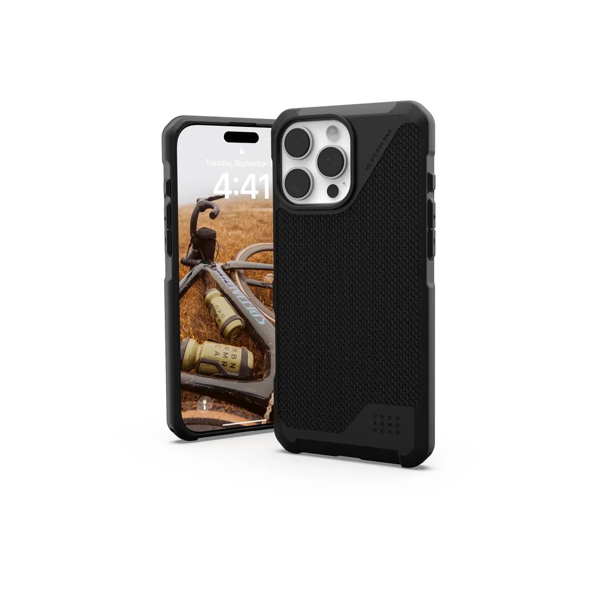 UAG Metropolis LT maska s MagSafe za iPhone 16 Pro Max - kevlar crna — UAG Metropolis LT maska s MagSafe za iPhone 16 Pro Max - kevlar crna