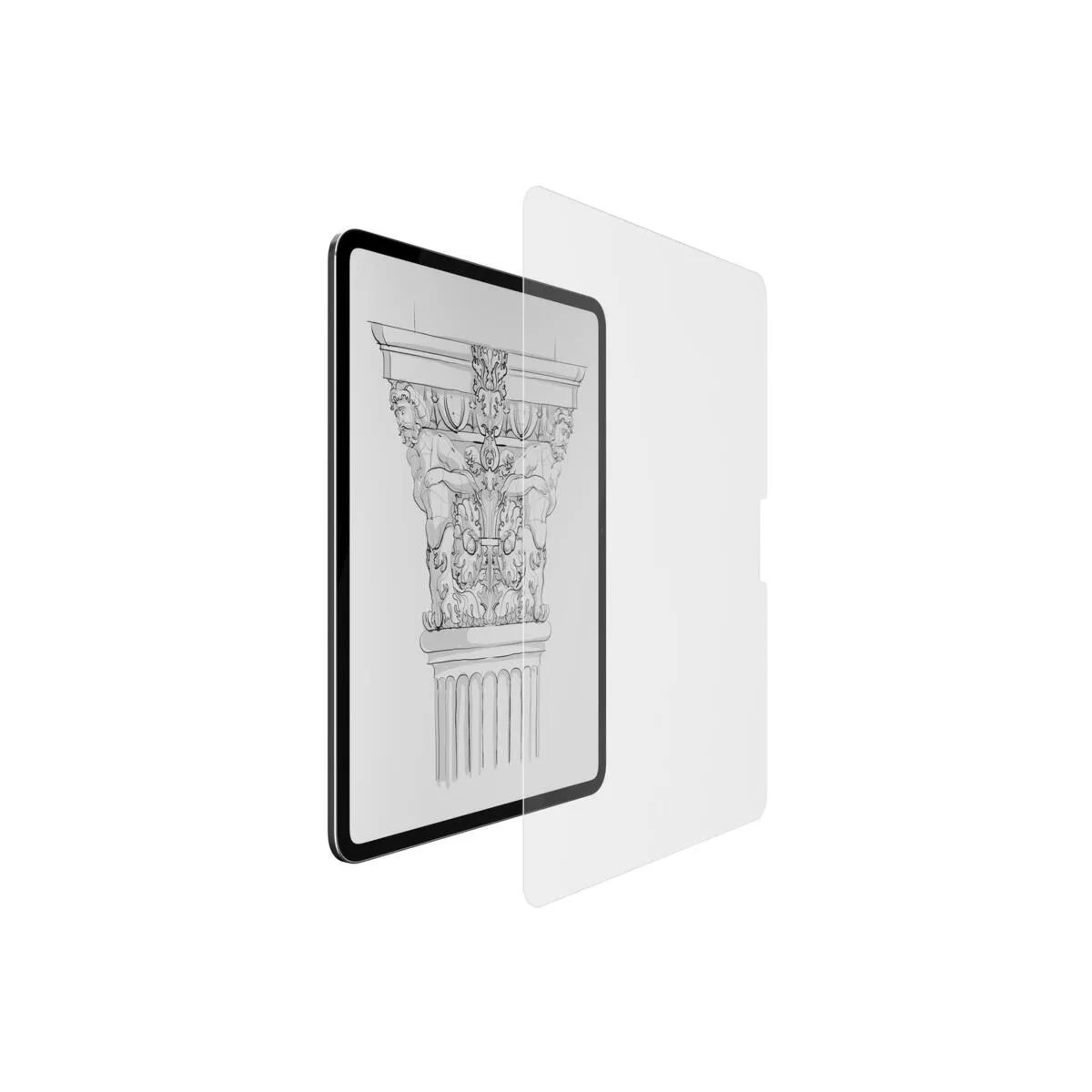 Next One zaštita zaslona s teksturom papira za iPad Pro 13" M4 — Next One zaštita zaslona s teksturom papira za iPad Pro 13" M4