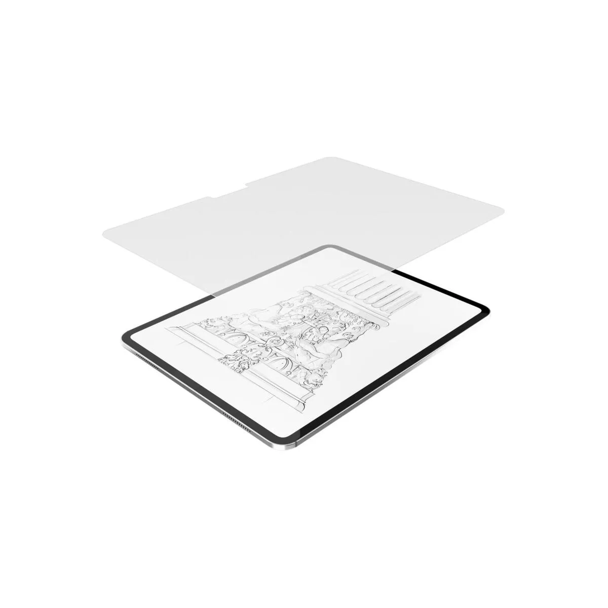 Next One zaštita zaslona s teksturom papira za iPad Pro 13" M4 — Next One zaštita zaslona s teksturom papira za iPad Pro 13" M4