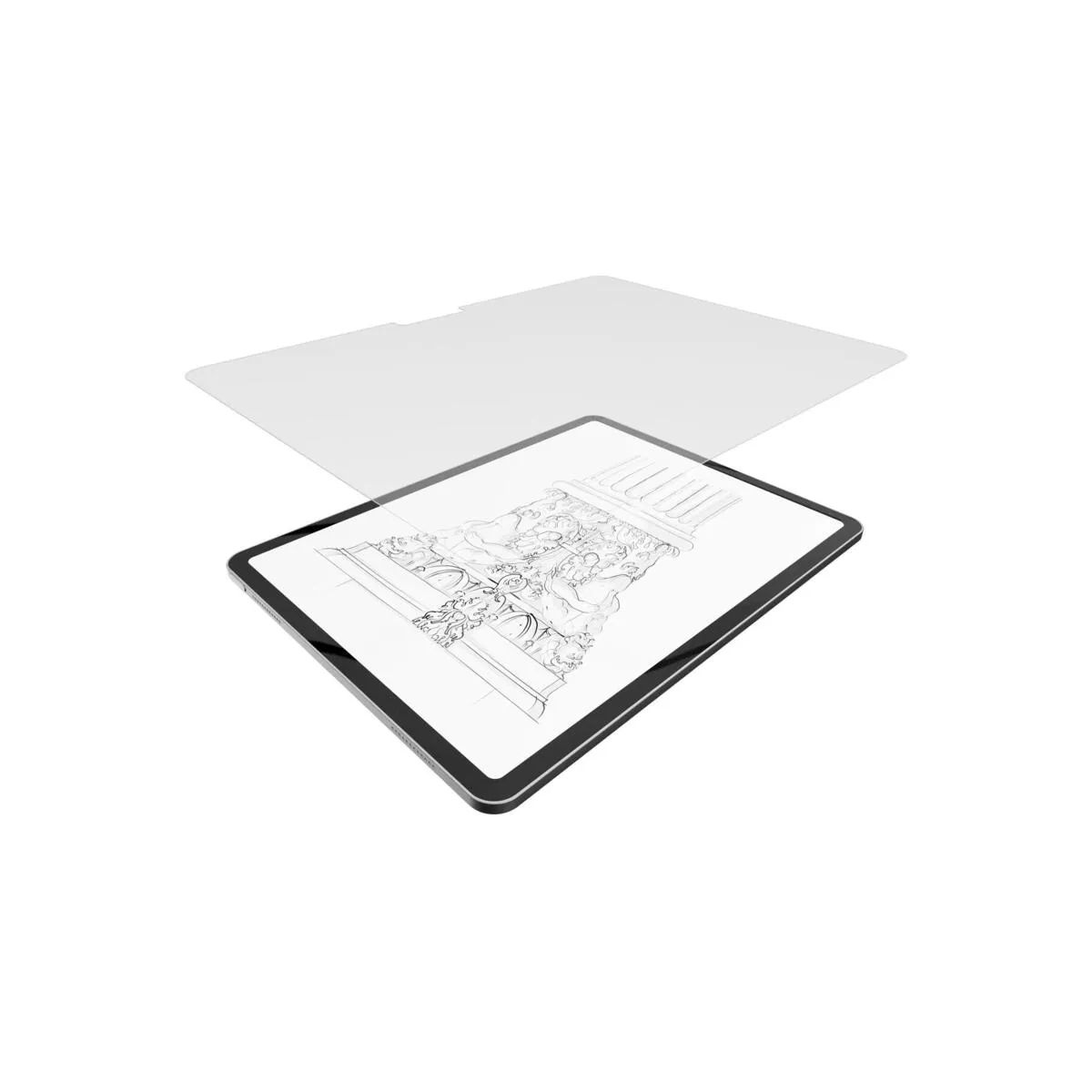 Next One zaštita zaslona s teksturom papira za iPad Air 13" M2 — Next One zaštita zaslona s teksturom papira za iPad Air 13" M2