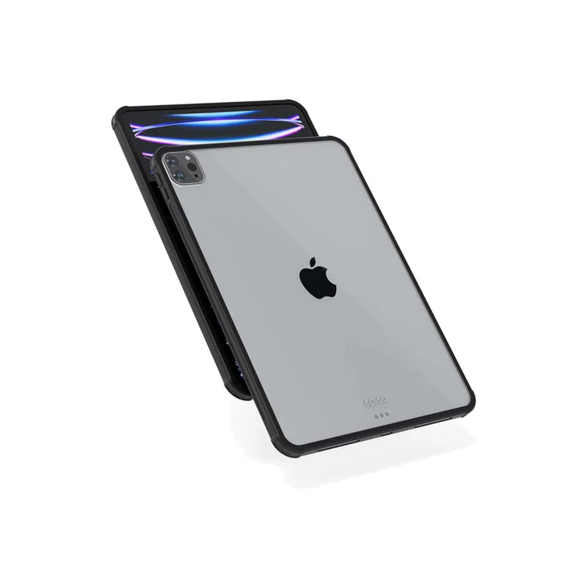Epico Hero Case za iPad Pro 12,9-inča - prozirno/crni — Epico Hero Case za iPad Pro 12,9-inča - prozirno/crni