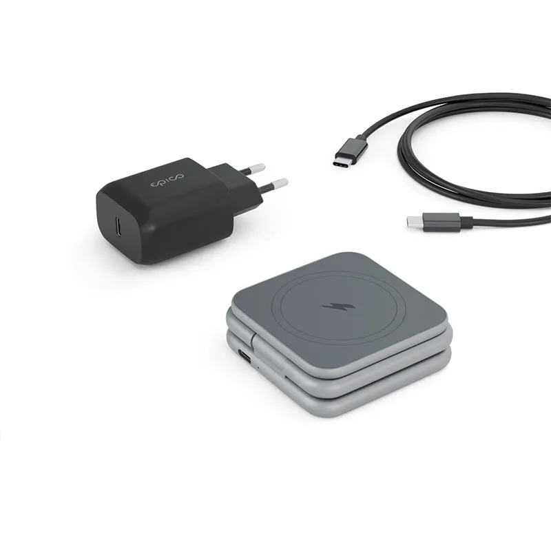iSTYLE Mag+ sklopivi MagSafe kompatibilni bežični punjač - svemirski siva — iSTYLE Mag+ sklopivi MagSafe kompatibilni bežični punjač - svemirski siva