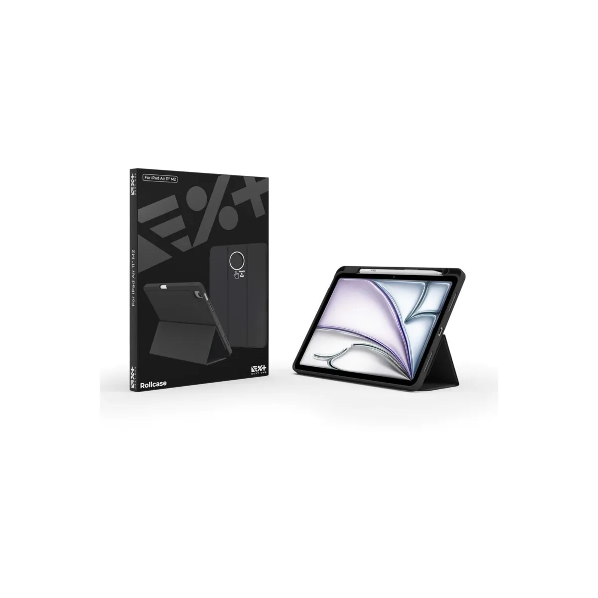 Next One Rollcase za iPad Air 11" M2 - crna — Next One Rollcase za iPad Air 11" M2 - crna