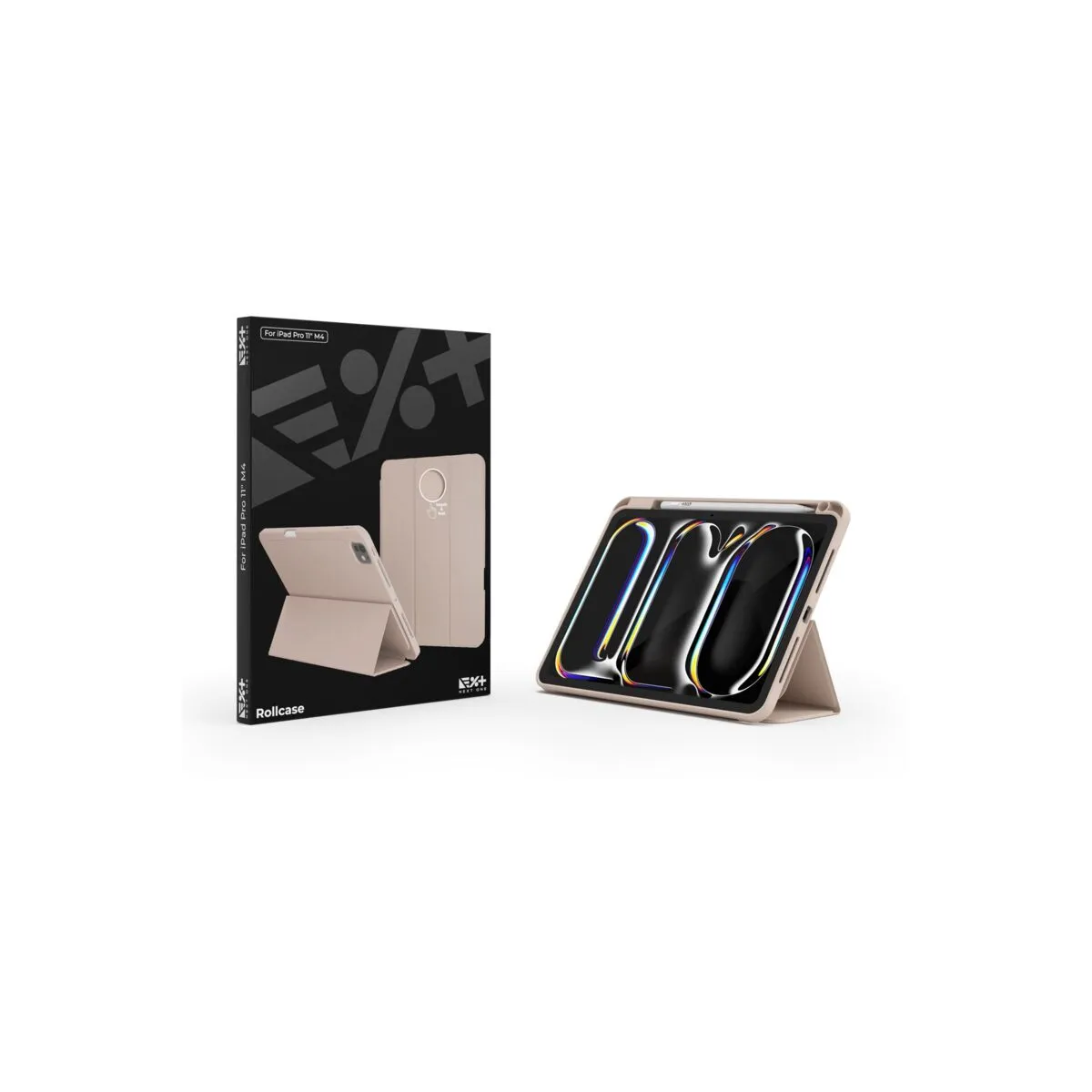 Next One Rollcase za iPad Pro 11" M4 - ružičasta — Next One Rollcase za iPad Pro 11" M4 - ružičasta