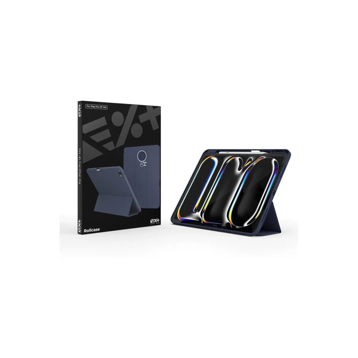 Next One Rollcase za iPad Pro 13" M4 - plava — Next One Rollcase za iPad Pro 13" M4 - plava