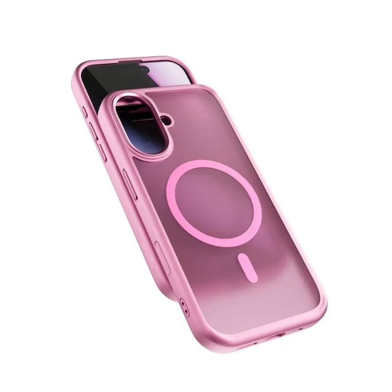 Epico HeroMatte Pro Mag+ Case za iPhone 17 - Qi2 & MagSafe kompatibilan - ružičasti — Epico HeroMatte Pro Mag+ Case za iPhone 17 - Qi2 & MagSafe kompatibilan - ružičasti