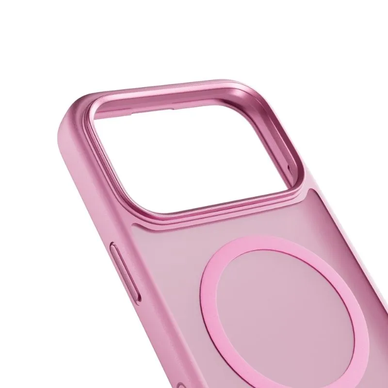 Epico HeroMatte Pro Mag+ Case za iPhone 17 Pro Max - Qi2 & MagSafe kompatibilan - ružičasti — Epico HeroMatte Pro Mag+ Case za iPhone 17 Pro Max - Qi2 & MagSafe kompatibilan - ružičasti