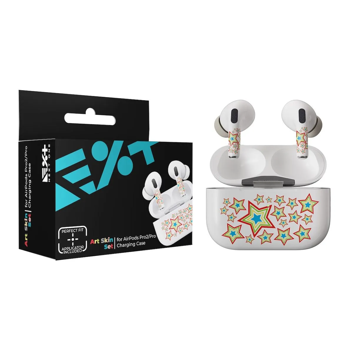 Next One ArtSkin naljepnica za AirPods Pro (1. i 2. gen) - Stars — Next One ArtSkin naljepnica za AirPods Pro (1. i 2. gen) - Stars