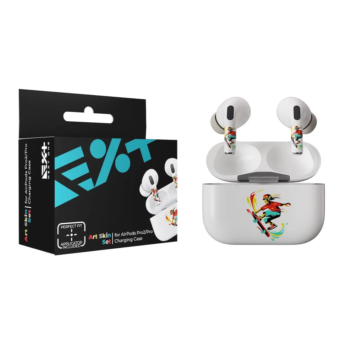 Next One ArtSkin naljepnica za AirPods Pro (1. i 2. gen) - Skateboard — Next One ArtSkin naljepnica za AirPods Pro (1. i 2. gen) - Skateboard