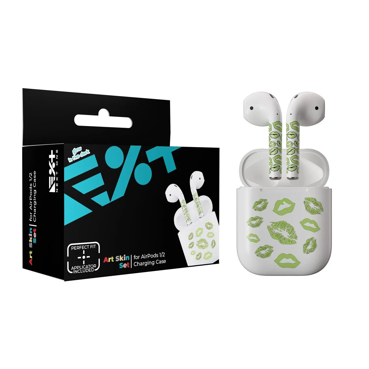 Next One ArtSkin naljepnica za AirPods (1. i 2. gen) - Glowing Lips — Next One ArtSkin naljepnica za AirPods (1. i 2. gen) - Glowing Lips