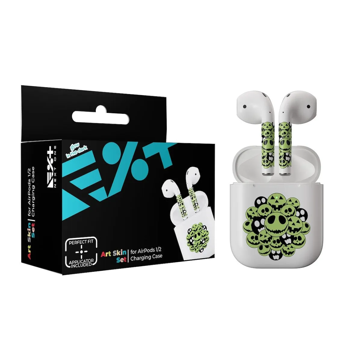 Next One ArtSkin naljepnica za AirPods (1. i 2. gen) - Glowing Halloween — Next One ArtSkin naljepnica za AirPods (1. i 2. gen) - Glowing Halloween