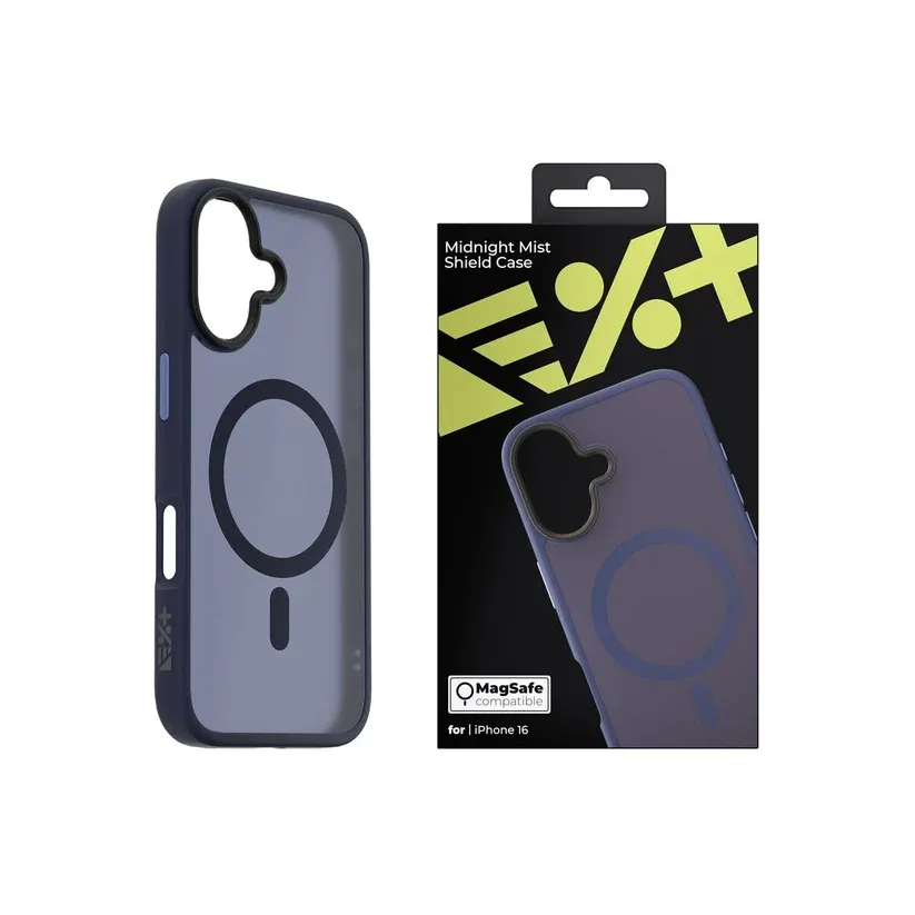 Next One Mist Shield maska s MagSafe za iPhone 16 - ponoćna — Next One Mist Shield maska s MagSafe za iPhone 16 - ponoćna