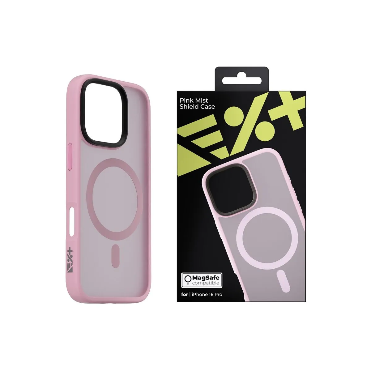 Next One Mist Shield maska s MagSafe za iPhone 16 Pro - ružičasta — Next One Mist Shield maska s MagSafe za iPhone 16 Pro - ružičasta