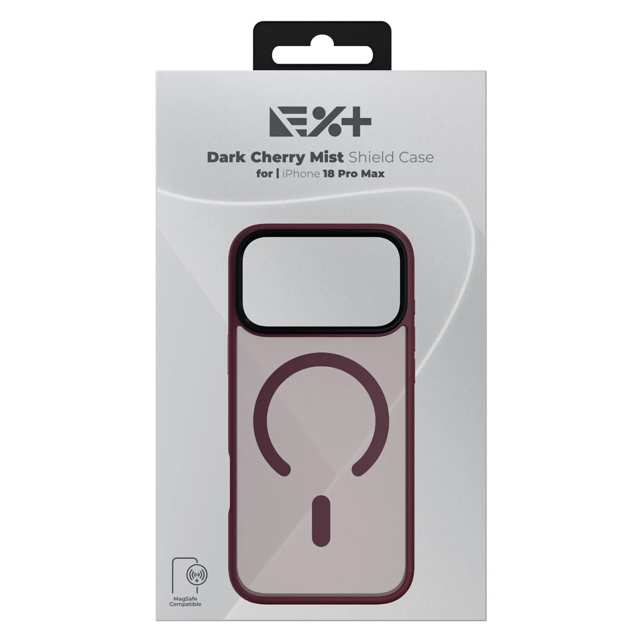 NOA Mist Shield maskica za iPhone 18 Pro Max kompatibilna s MagSafeom - tamna trešnja — NOA Mist Shield maskica za iPhone 18 Pro Max kompatibilna s MagSafeom - tamna trešnja