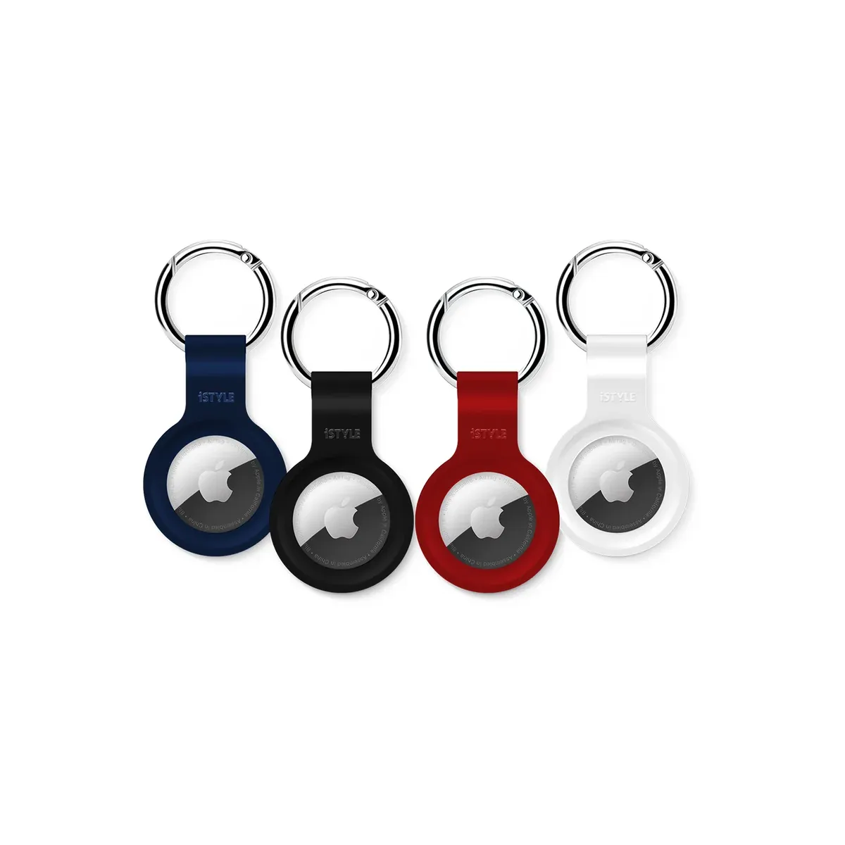iStyle Silicone Case za AirTag paket - crna, bijela, plava, crvena — iStyle Silicone Case za AirTag paket - crna, bijela, plava, crvena