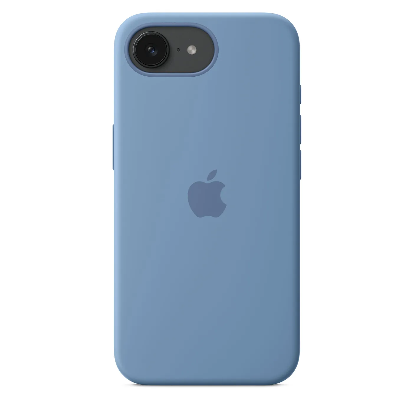 iPhone 16e silikonska maska - zimska plava — iPhone 16e silikonska maska - zimska plava