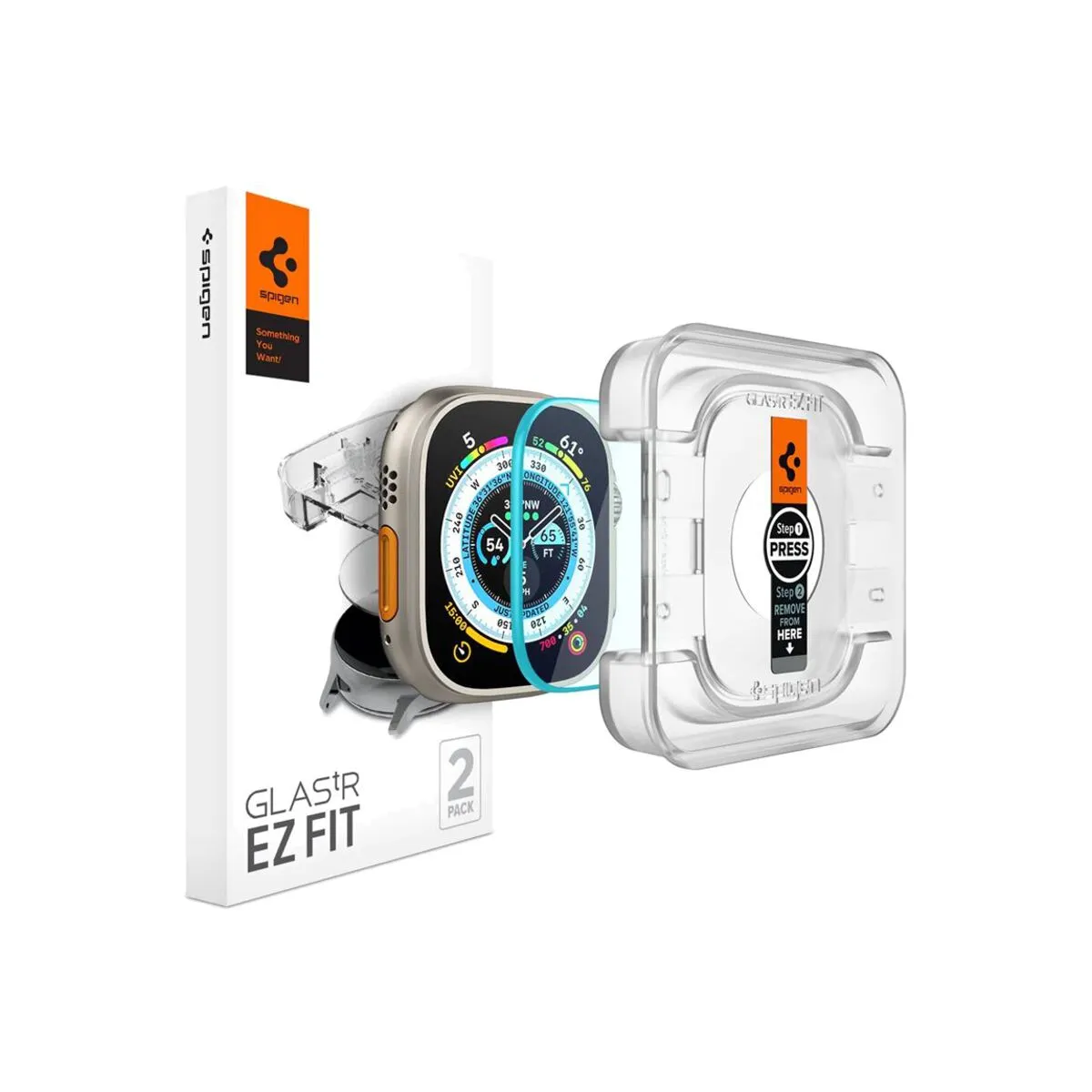 Spigen zaštitno staklo za Apple Watch Ultra — Spigen zaštitno staklo za Apple Watch Ultra
