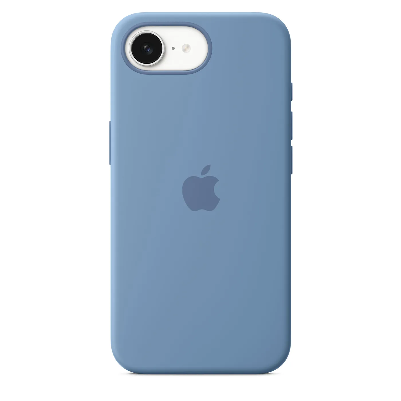 iPhone 16e silikonska maska - zimska plava — iPhone 16e silikonska maska - zimska plava