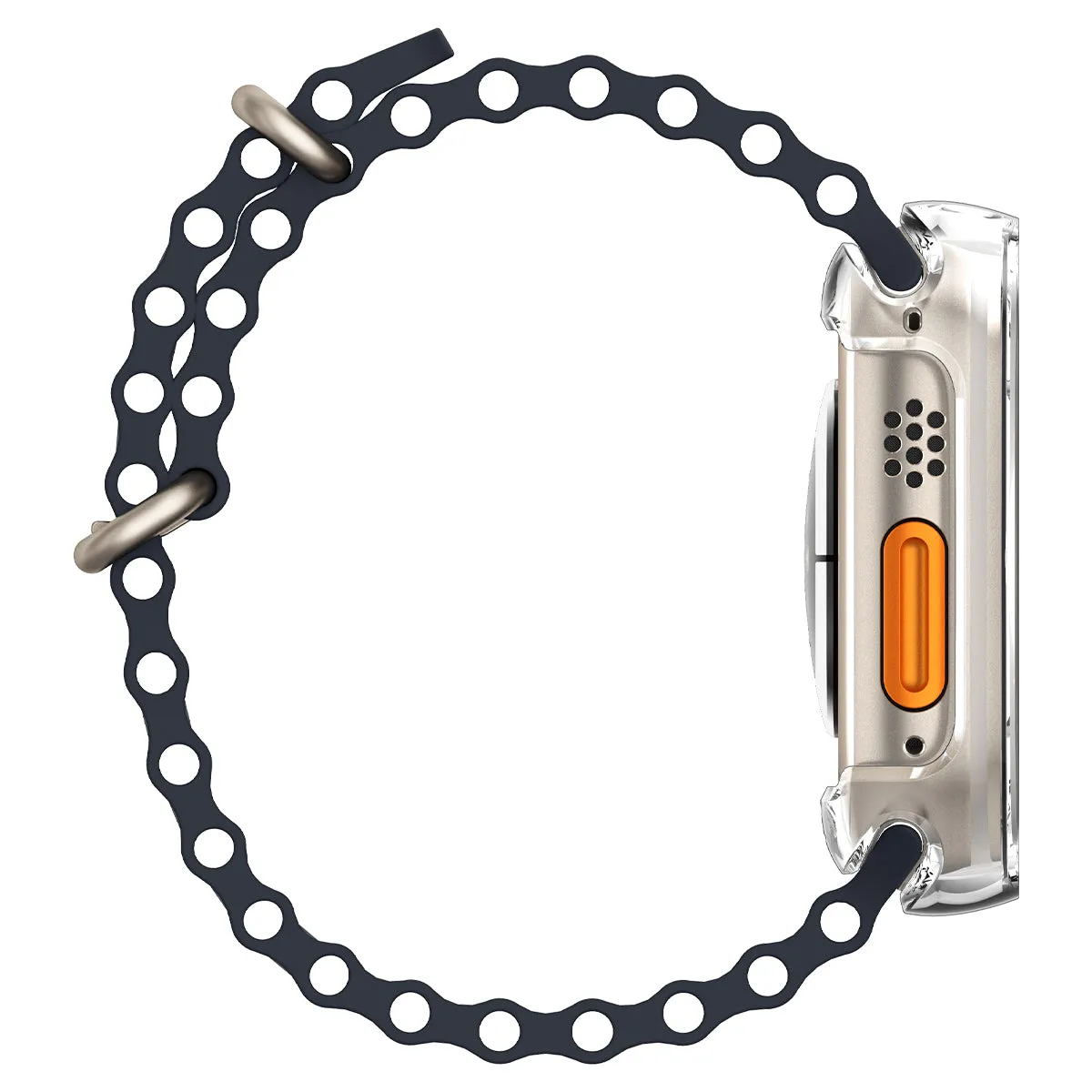 Spigen Ultra Hybrid kućište za Apple Watch Ultra - prozirna — Spigen Ultra Hybrid kućište za Apple Watch Ultra - prozirna
