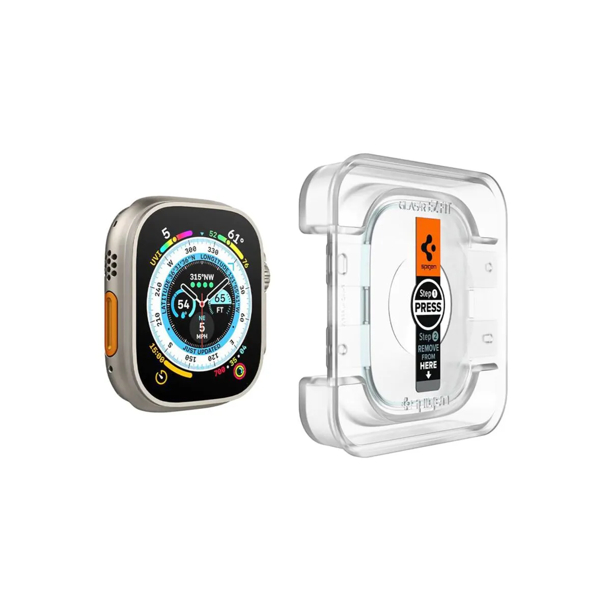 Spigen zaštitno staklo za Apple Watch Ultra — Spigen zaštitno staklo za Apple Watch Ultra