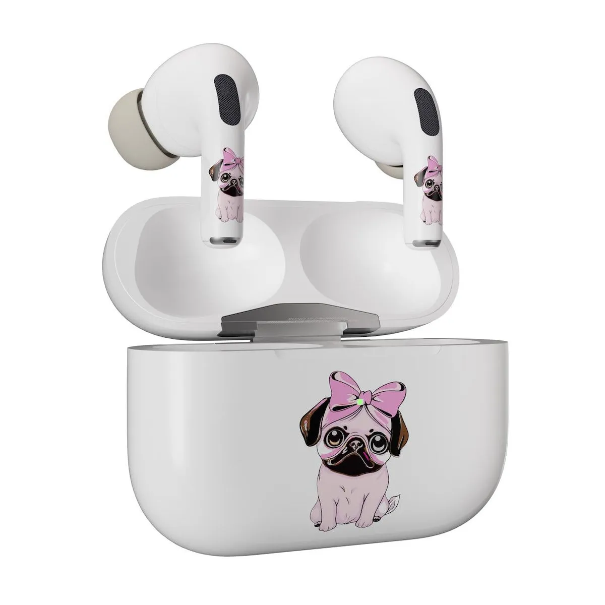 Next One ArtSkin naljepnica za AirPods Pro (1. i 2. gen) - Pink Pug — Next One ArtSkin naljepnica za AirPods Pro (1. i 2. gen) - Pink Pug