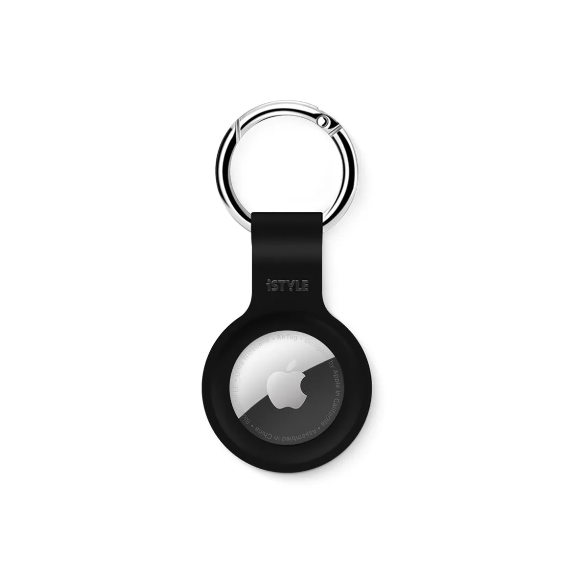 iStyle Silicone Case for AirTag - crna — iStyle Silicone Case for AirTag - crna