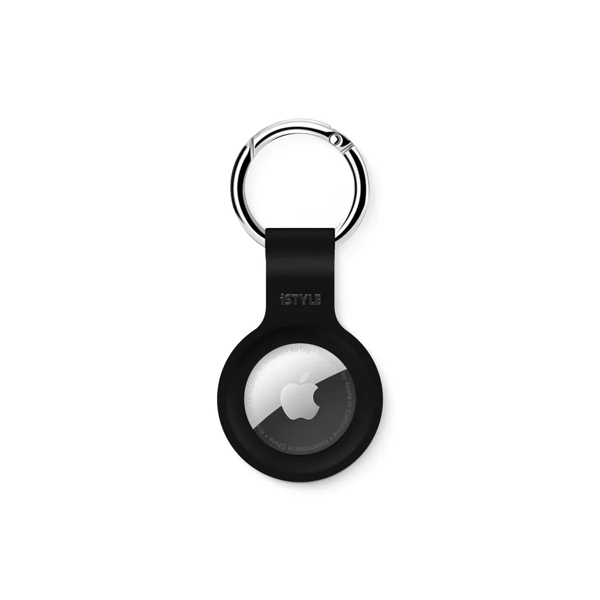 iStyle Silicone Case for AirTag - crna — iStyle Silicone Case for AirTag - crna