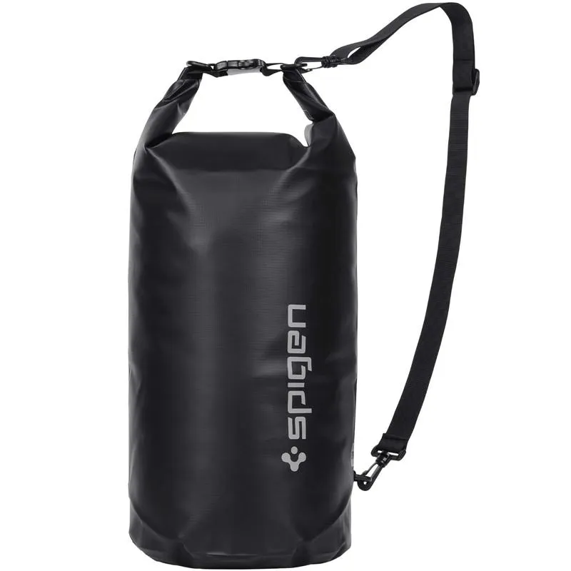 Spigen Aqua Shield vodootporna torba 20 L + dodatna 2 L - crna — Spigen Aqua Shield vodootporna torba 20 L + dodatna 2 L - crna