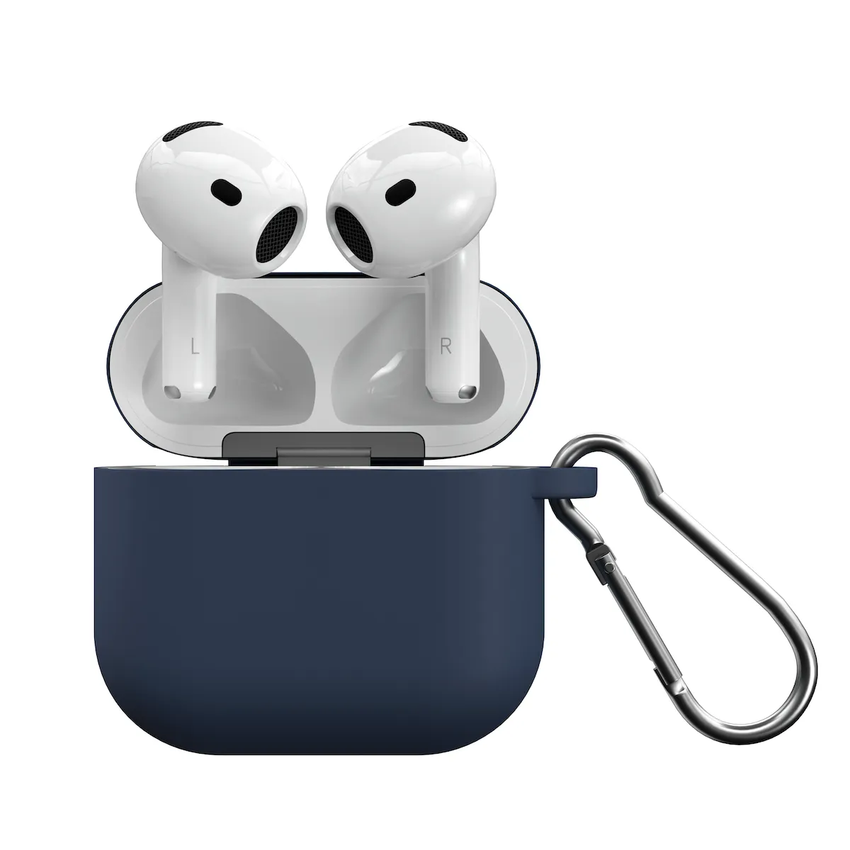 Next One silikonska maska za AirPods 4 - plava — Next One silikonska maska za AirPods 4 - plava