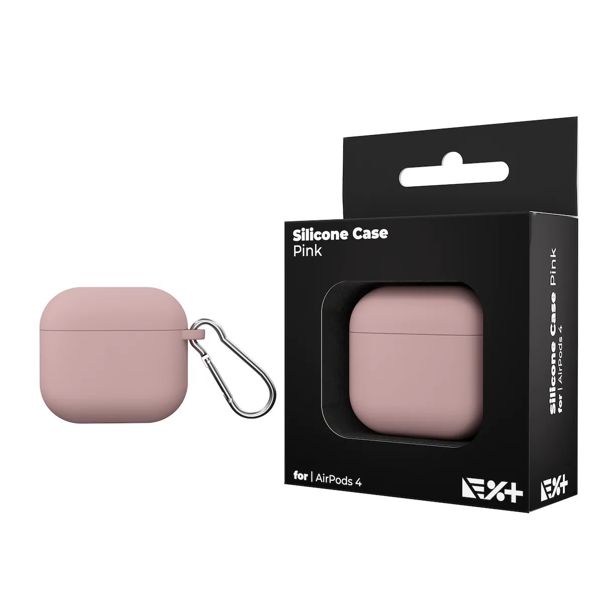 Next One silikonska maska za AirPods 4 - ružičasta — Next One silikonska maska za AirPods 4 - ružičasta