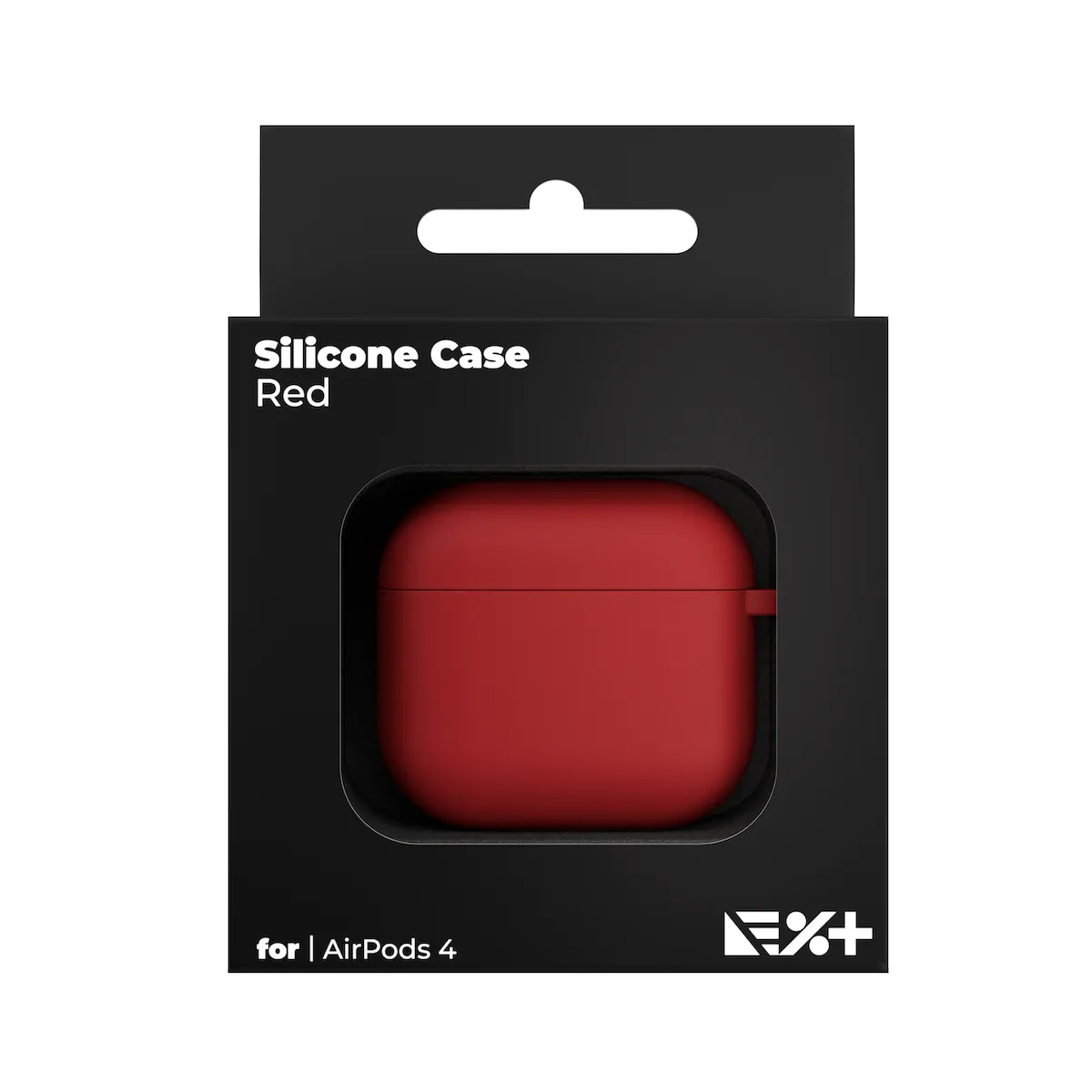 Next One silikonska maska za AirPods 4 - crvena — Next One silikonska maska za AirPods 4 - crvena
