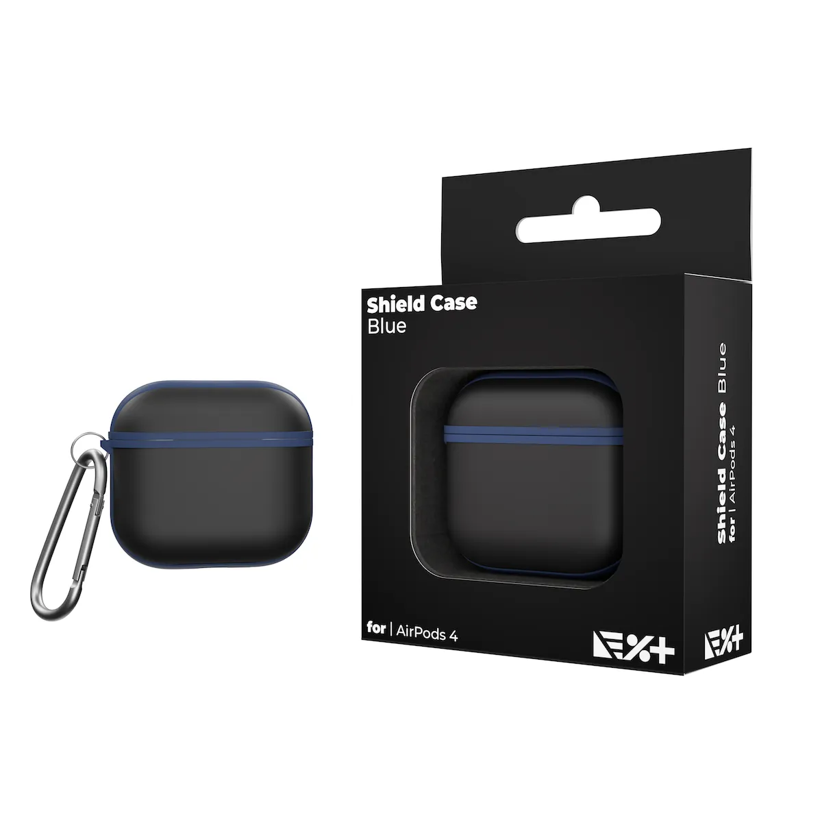 Next One Shield futrola za AirPods 4 - plava — Next One Shield futrola za AirPods 4 - plava