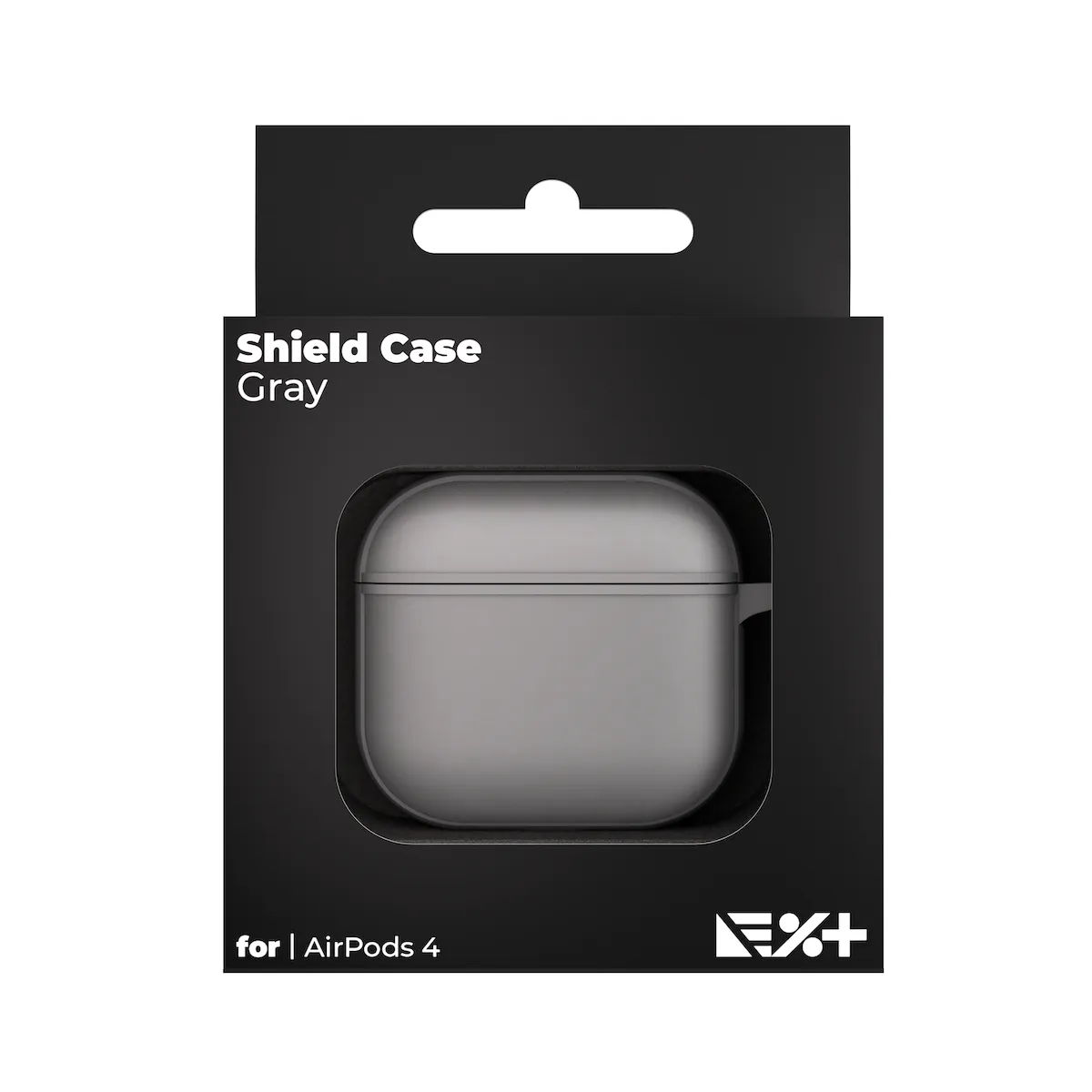 Next One Shield futrola za AirPods 4 - siva — Next One Shield futrola za AirPods 4 - siva