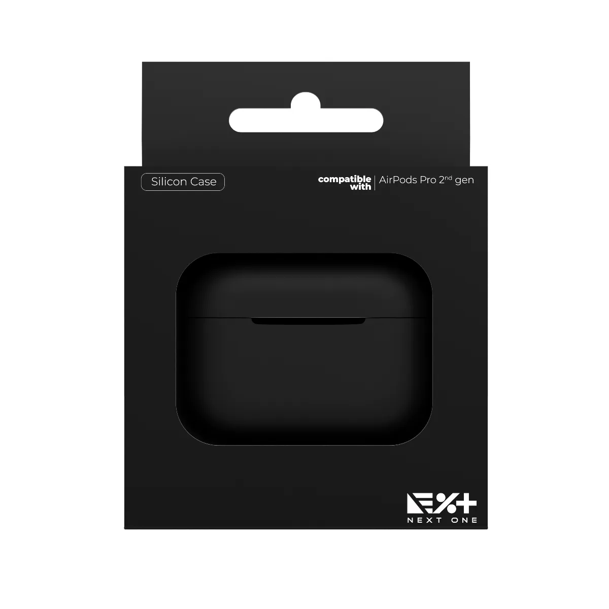 Next One silikonska maska za AirPods Pro (2. gen) - crna — Next One silikonska maska za AirPods Pro (2. gen) - crna