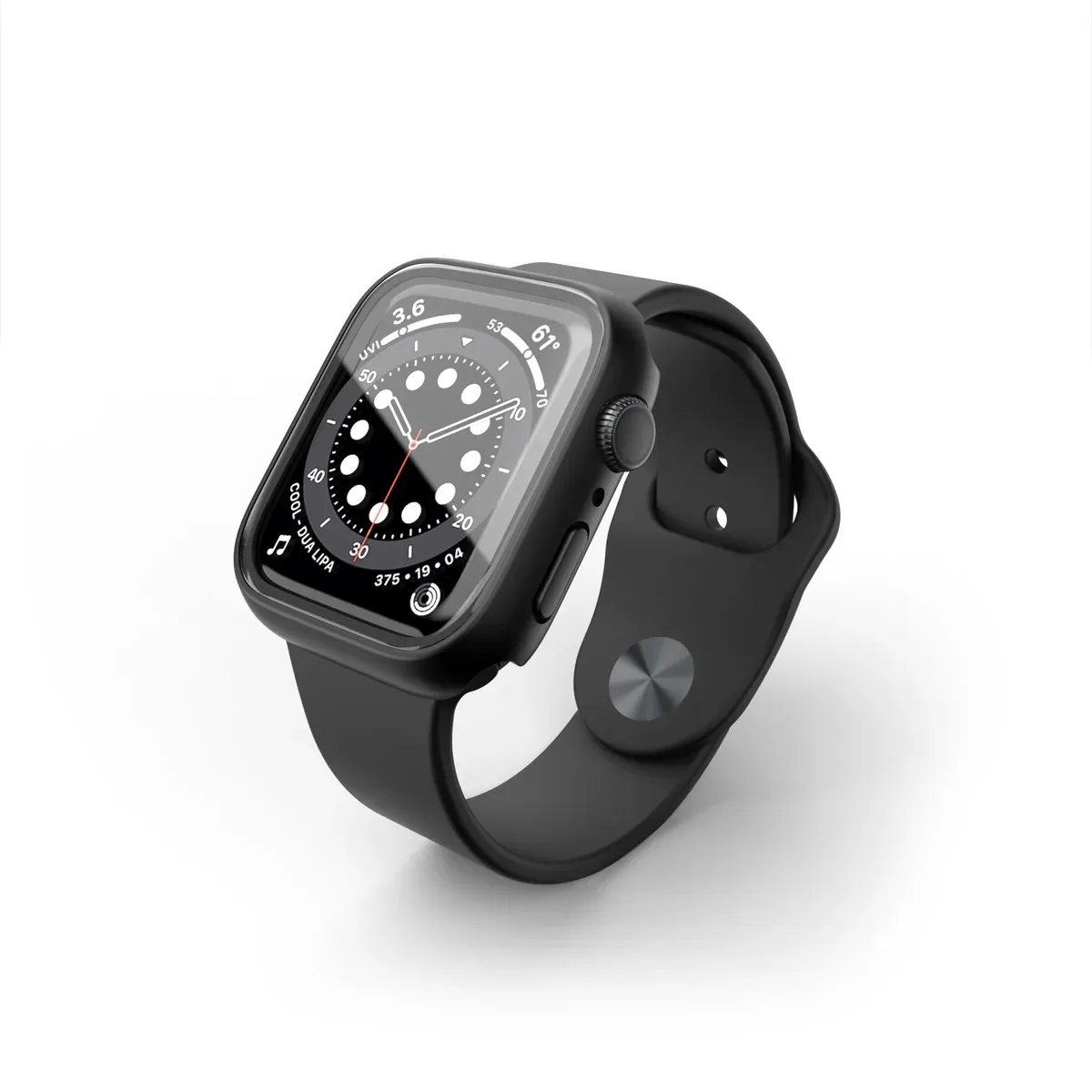 Next One Apple Watch staklena futrola 44 mm - crna — Next One Apple Watch staklena futrola 44 mm - crna