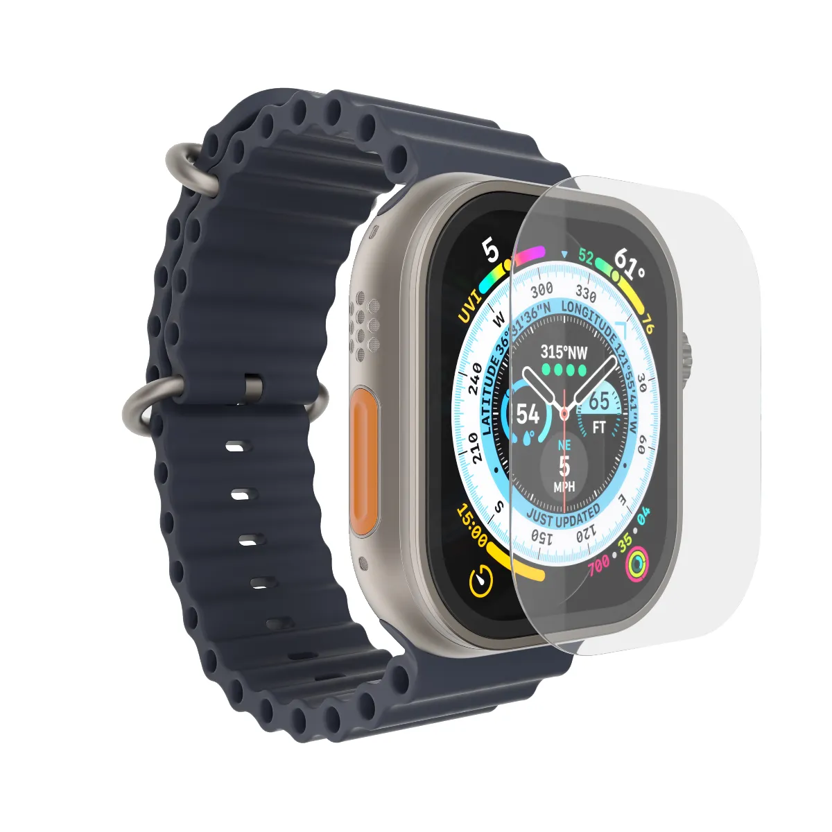 Next One zaštita zaslona za Apple Watch Ultra - mat — Next One zaštita zaslona za Apple Watch Ultra - mat