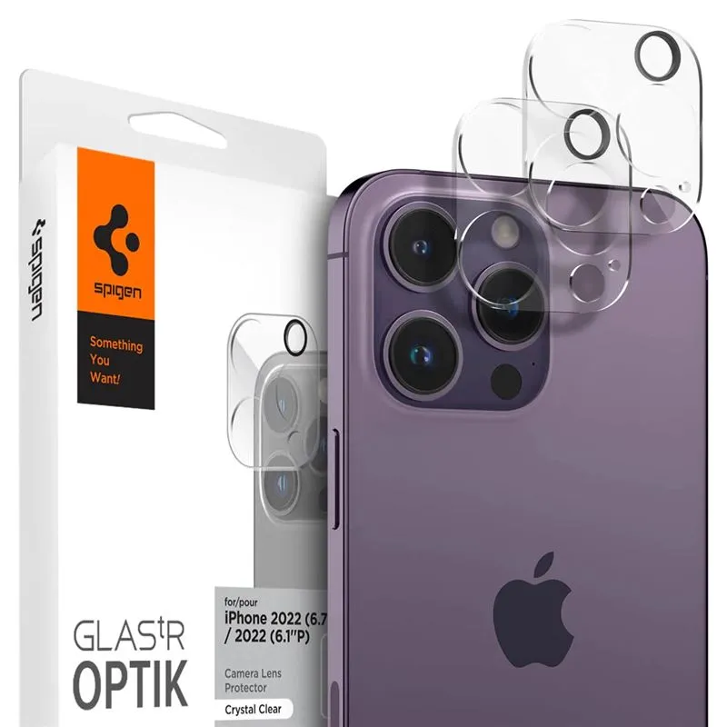 Spigen zaštitno staklo za kameru za iPhone 14 Pro i iPhone 14 Pro Max — Spigen zaštitno staklo za kameru za iPhone 14 Pro i iPhone 14 Pro Max