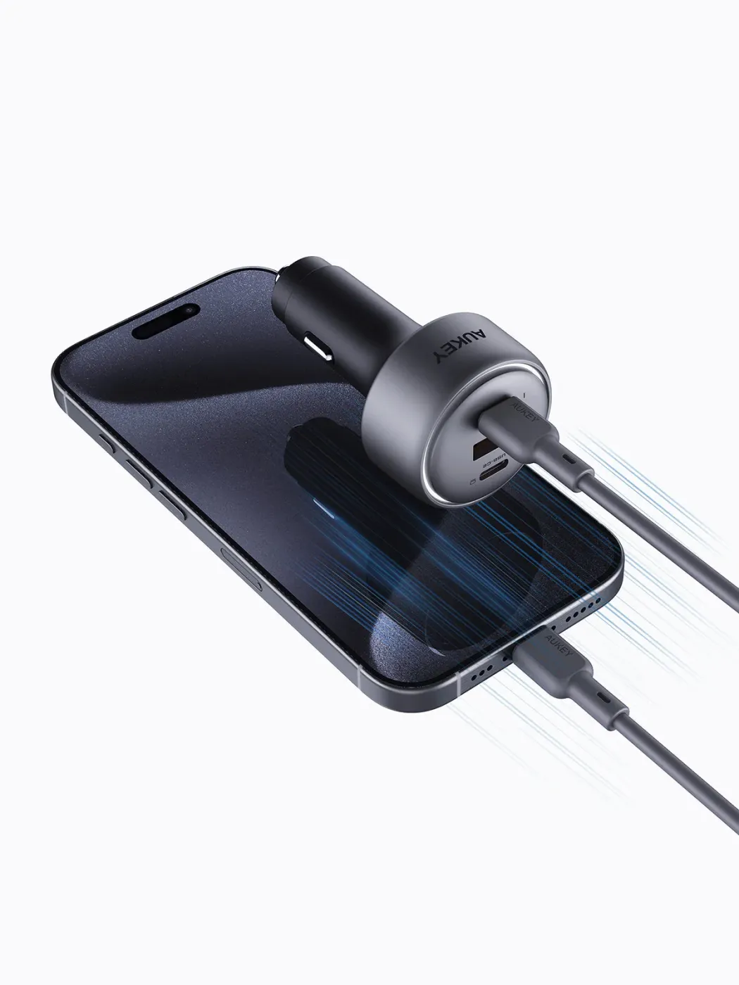 AUKEY Pathfinder Mix 3 100W Fast Charging Car Charger — AUKEY Pathfinder Mix 3 100W Fast Charging Car Charger