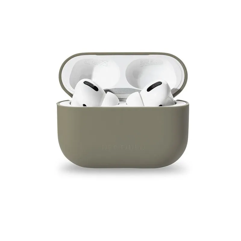 Decoded silikonska futrola za AirPods 3 - maslinasta — Decoded silikonska futrola za AirPods 3 - maslinasta