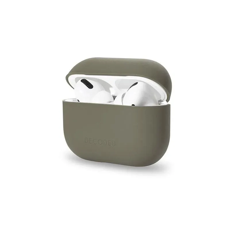 Decoded silikonska futrola za AirPods 3 - maslinasta — Decoded silikonska futrola za AirPods 3 - maslinasta
