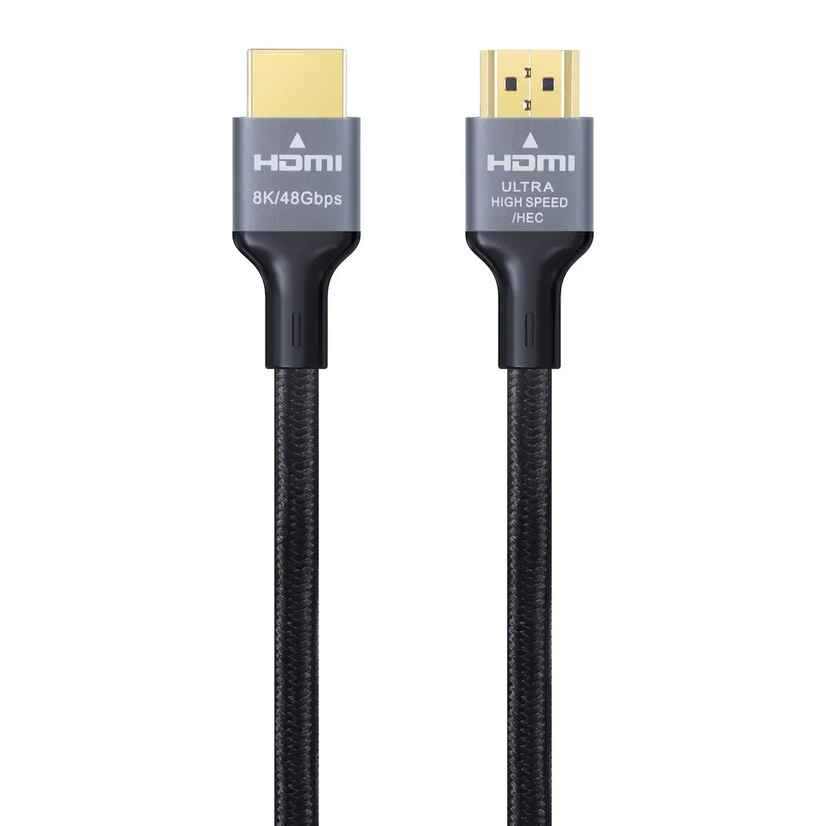Dviced HDMI pleteni kabel (1,5m) - crni — Dviced HDMI pleteni kabel (1,5m) - crni