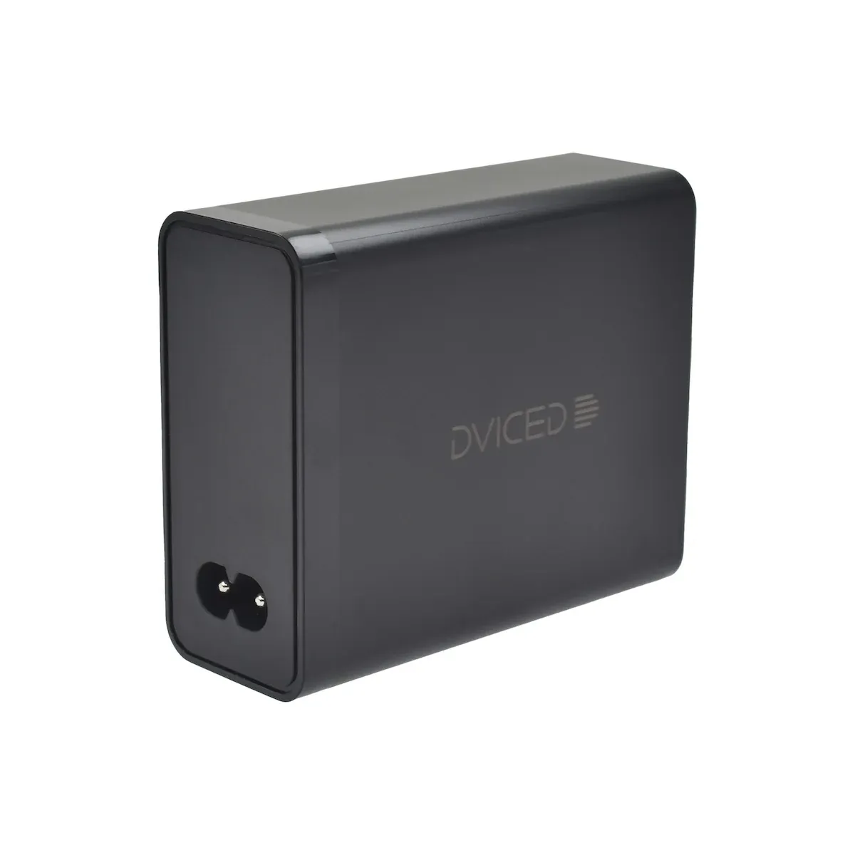Dviced Stolni punjač 140 W GaN s 4× USB-C – crni — Dviced Stolni punjač 140 W GaN s 4× USB-C – crni