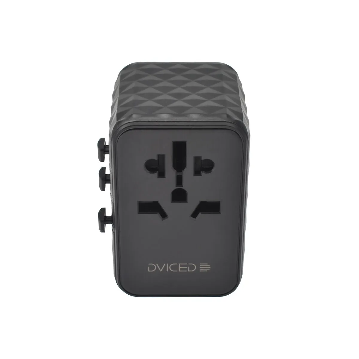 Dviced univerzalni putni adapter 65 W GaN - crni — Dviced univerzalni putni adapter 65 W GaN - crni