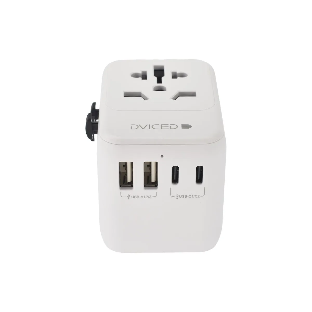 Dviced univerzalni putni adapter 28 W - bijeli — Dviced univerzalni putni adapter 28 W - bijeli