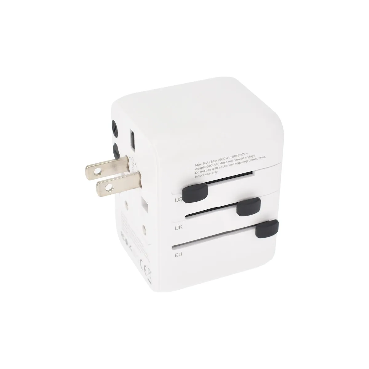 Dviced univerzalni putni adapter 28 W - bijeli — Dviced univerzalni putni adapter 28 W - bijeli