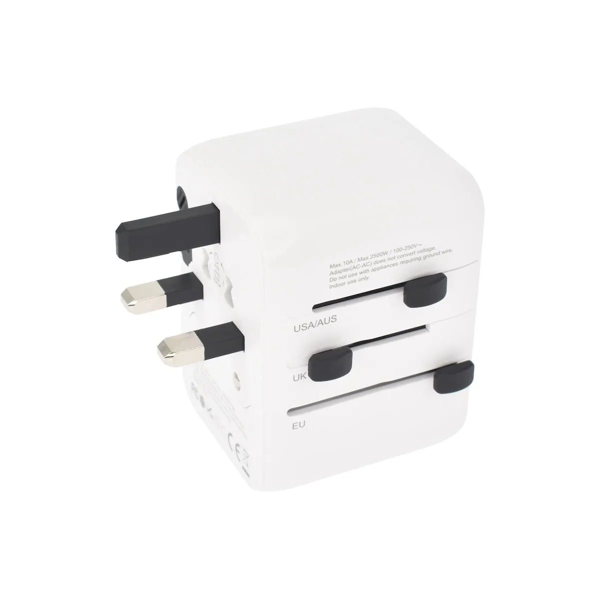 Dviced univerzalni putni adapter 28 W - bijeli — Dviced univerzalni putni adapter 28 W - bijeli